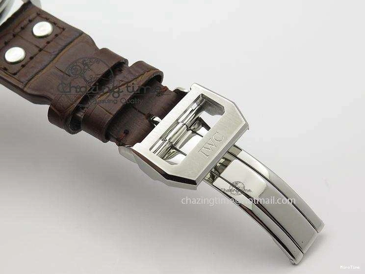 MIROTIME 0423 Reliable Big Pilot “Markus Buhler” IW5003 Turbine V6F Best Edition Blue Dial On Leather Strap A 7324